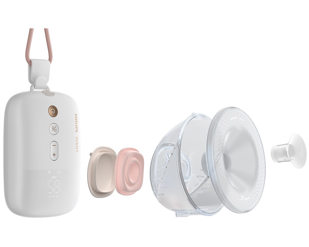 Philips AVENT Odsávačka materského mlieka elektrická Hands-Free Premium Plus SCF531/11