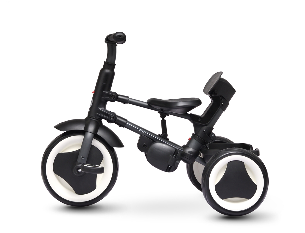 QPLAY Trojkolka Rito eva Black, vek 10-72 mesiacov