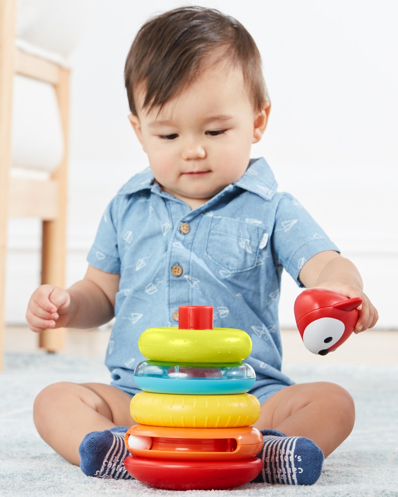 SKIP HOP Hračka stohovacia pyramída Líška Explore&amp;More 6m+