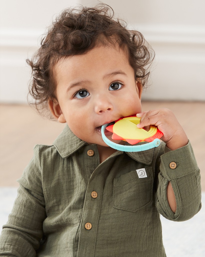 SKIP HOP Hryzačka Silver Lining Slnko 3m+