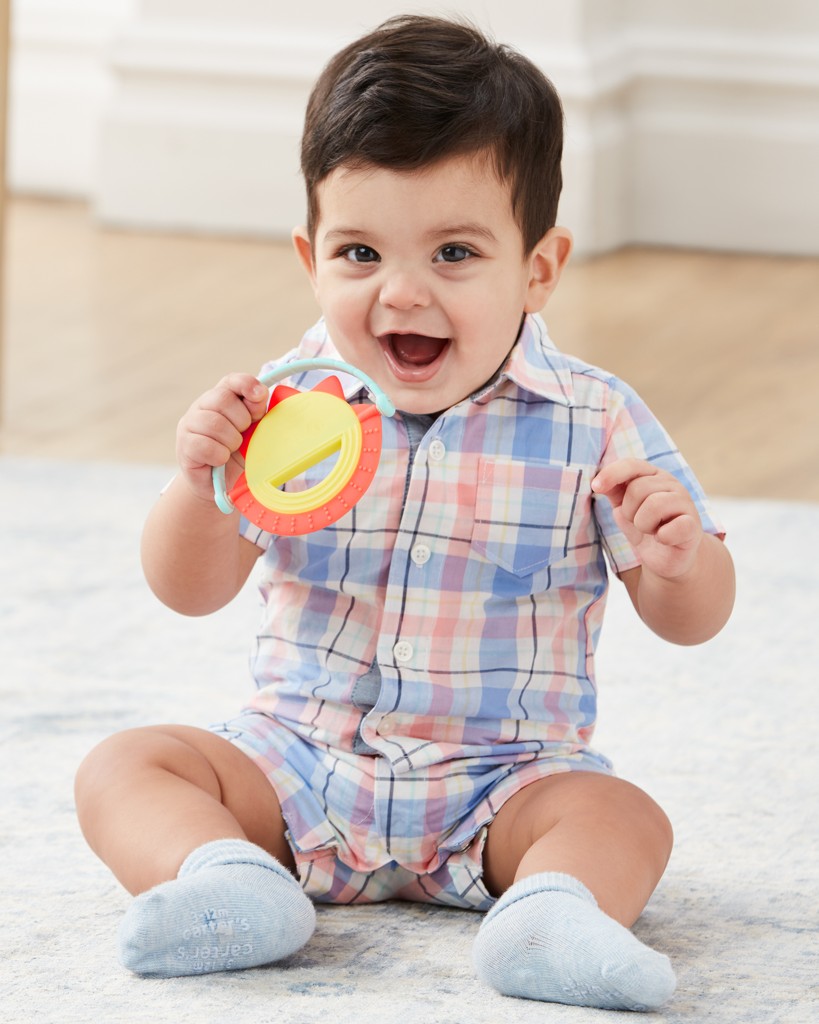 SKIP HOP Hryzačka Silver Lining Slnko 3m+