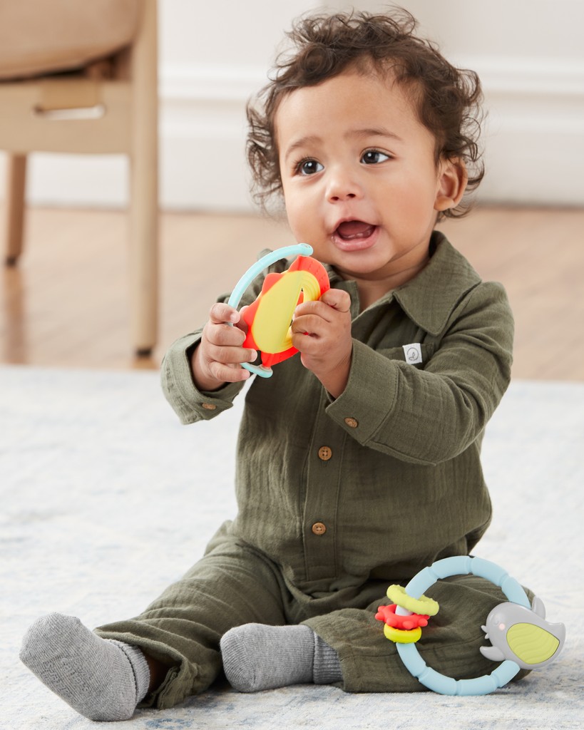 SKIP HOP Hryzačka Silver Lining Slnko 3m+