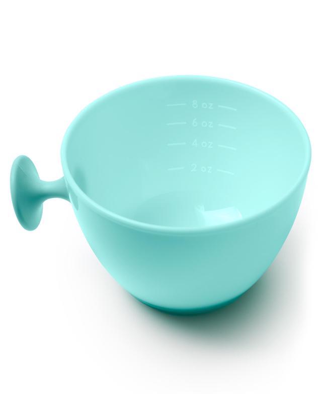 SKIP HOP Misky s vrchnákom a držiakom Easy Grab Grey,Teal 2 x 240 ml, 3m+
