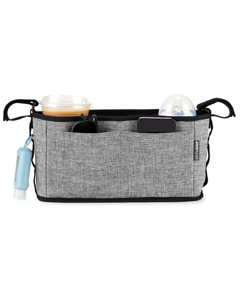 SKIP HOP Organizér na kočík Grab&amp;Go Ultra grey melange