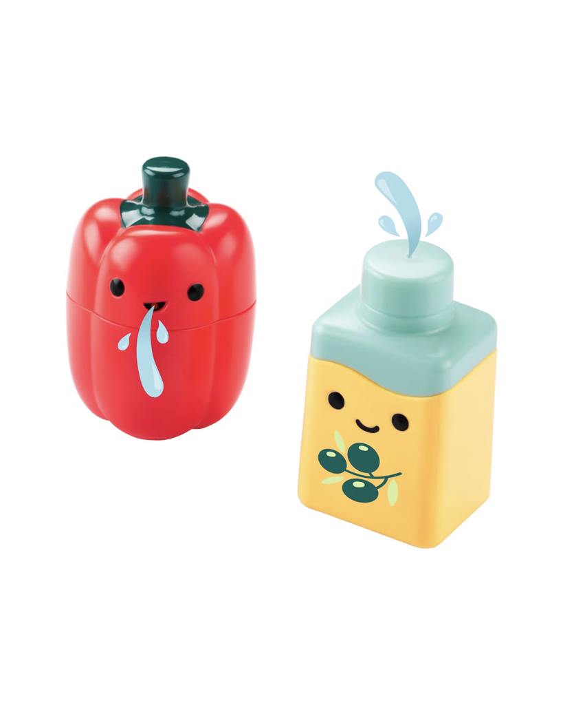 SKIP HOP Sada do vane 12m+ Tub to table café - Zábavný šalát