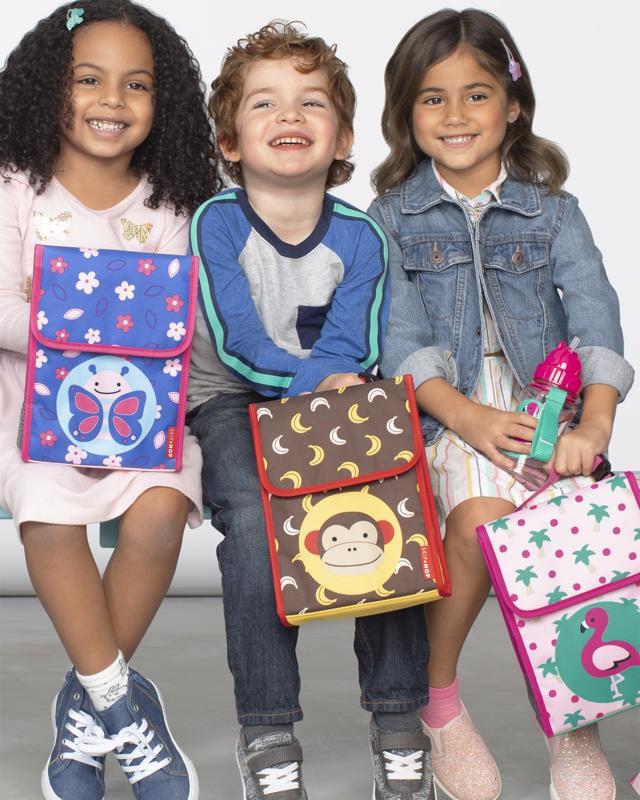 SKIP HOP Zoo Batôžtek desiatový NEW Opička 3r+