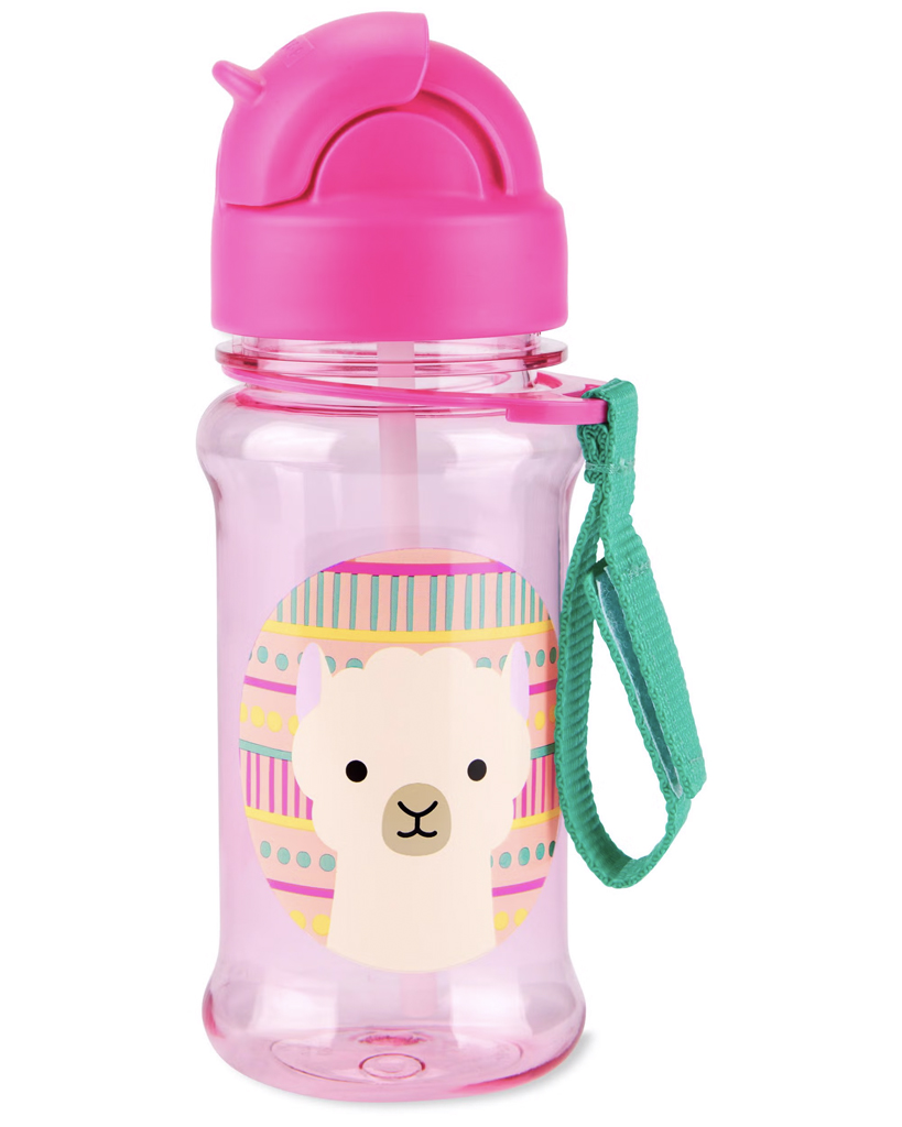 SKIP HOP Zoo tritan Fľaša so slamkou 355ml Llama 12m+