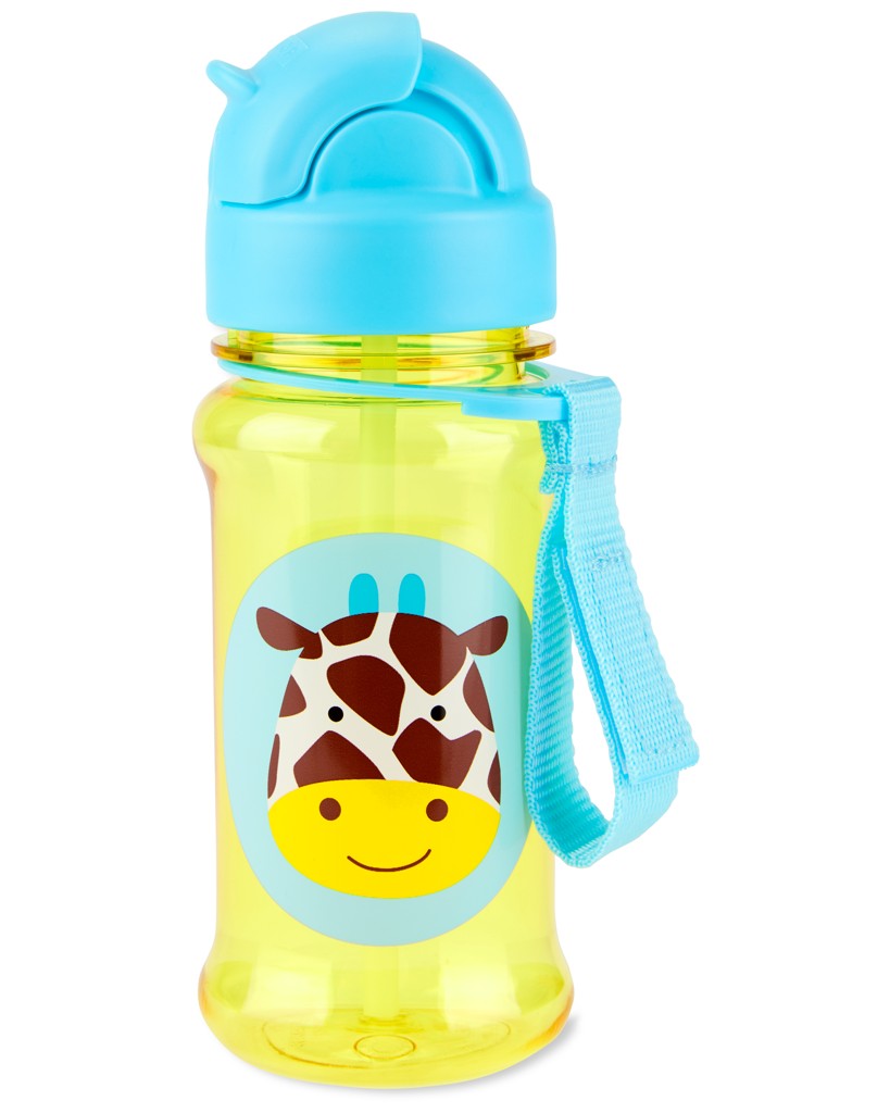 SKIP HOP Zoo tritan Fľaša so slamkou 355ml Žirafa 12m+