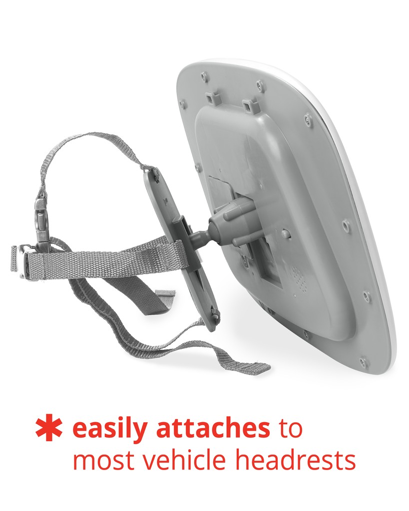 SKIP HOP Zrkadlo spätné do auta so svetlami a zvukmi Silver Lining Cloud