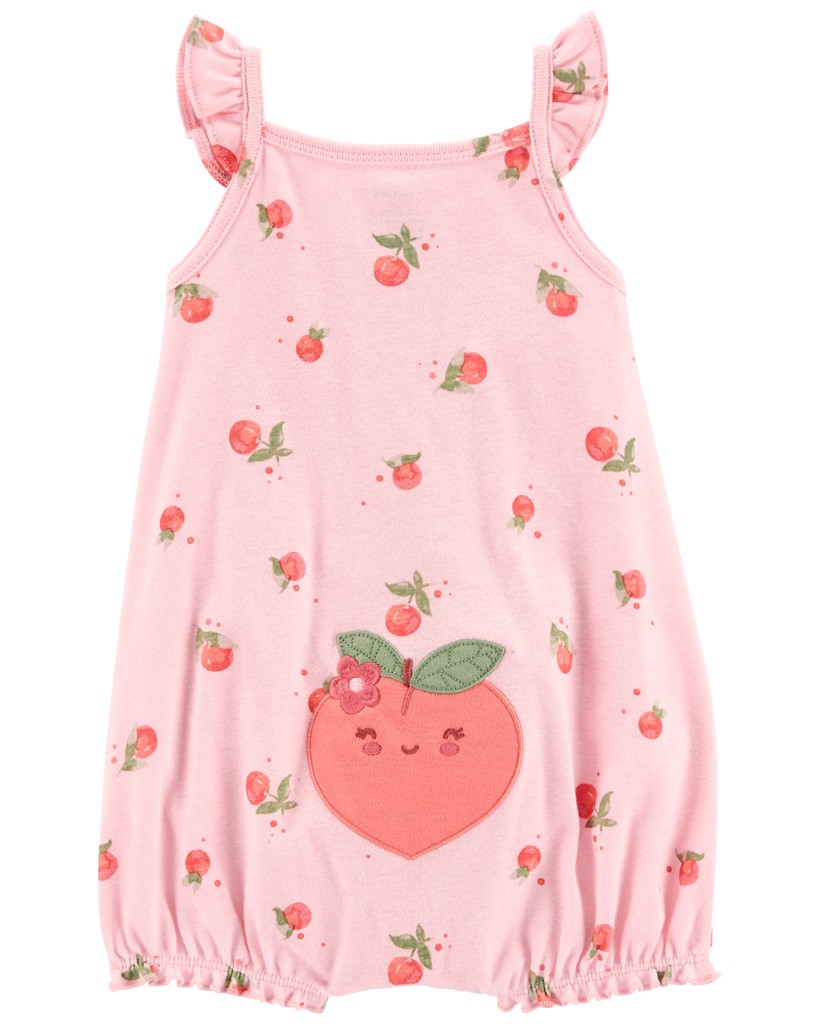 CARTER'S Overal letný Pink Peach dievča 3m