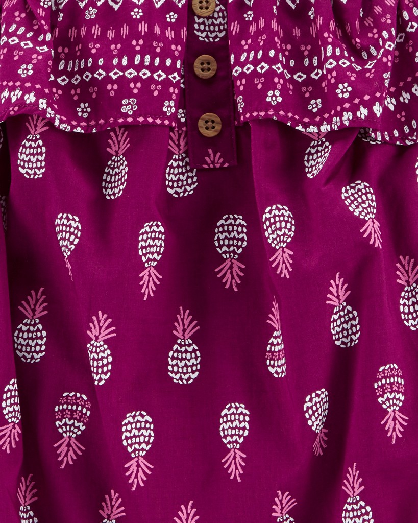 CARTER'S Overal letný Purple Pineapple dievča 24m