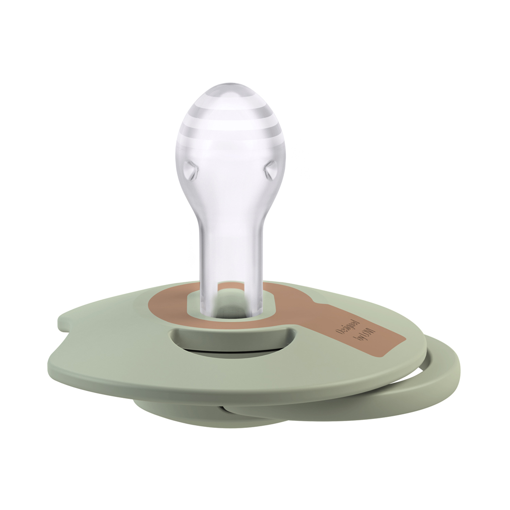 LOVI Cumlík silikónový dynamický Prime 18m+ 2ks Pistachio/Green