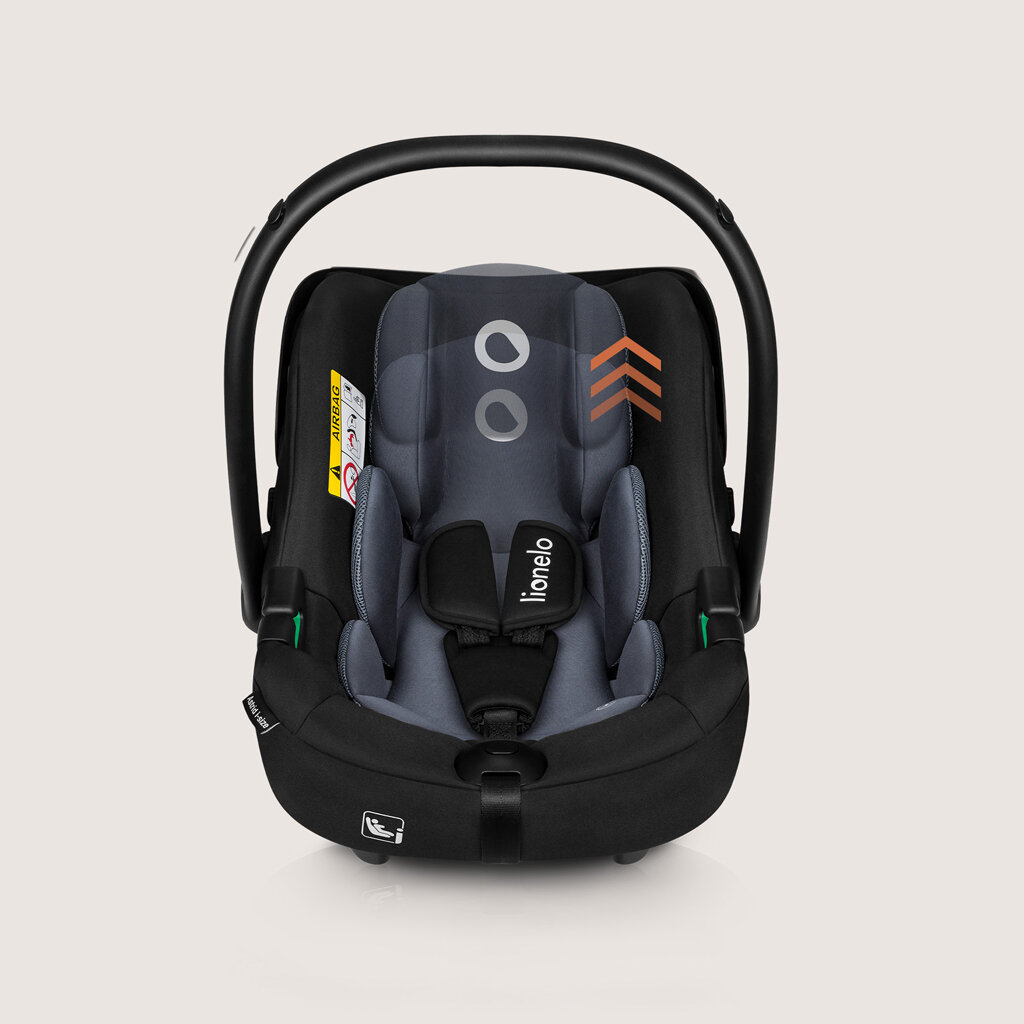 LIONELO Autosedačka Astrid i-Size (40-87 cm) Black Grey