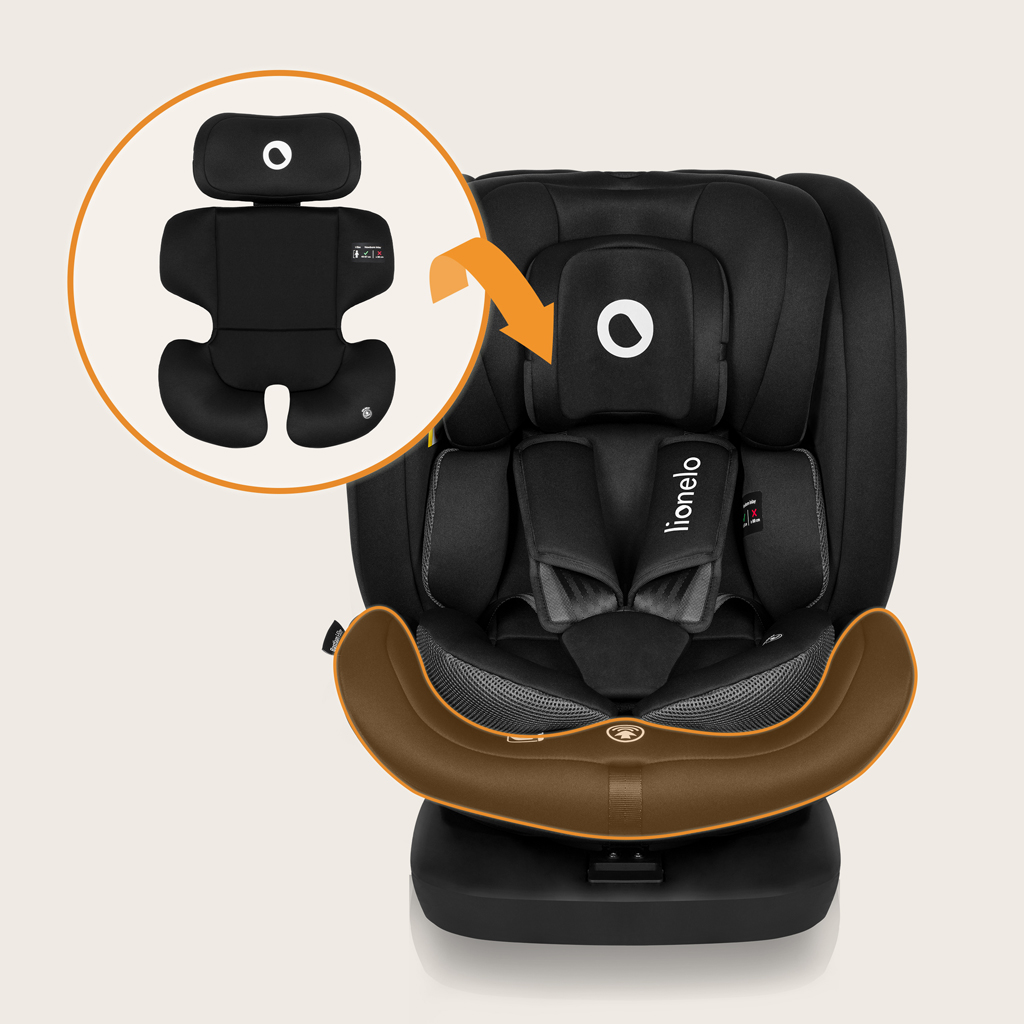 LIONELO Autosedačka Bastiaan i-Size (40-150 cm) Black Carbon