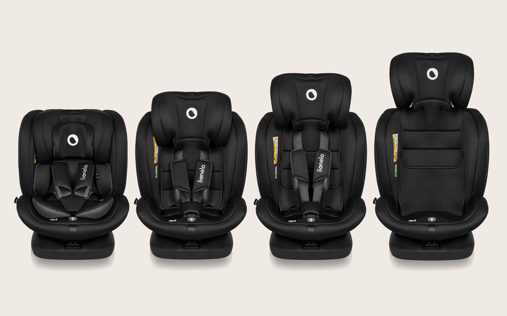 LIONELO Autosedačka Bastiaan i-Size (40-150 cm) Black Carbon