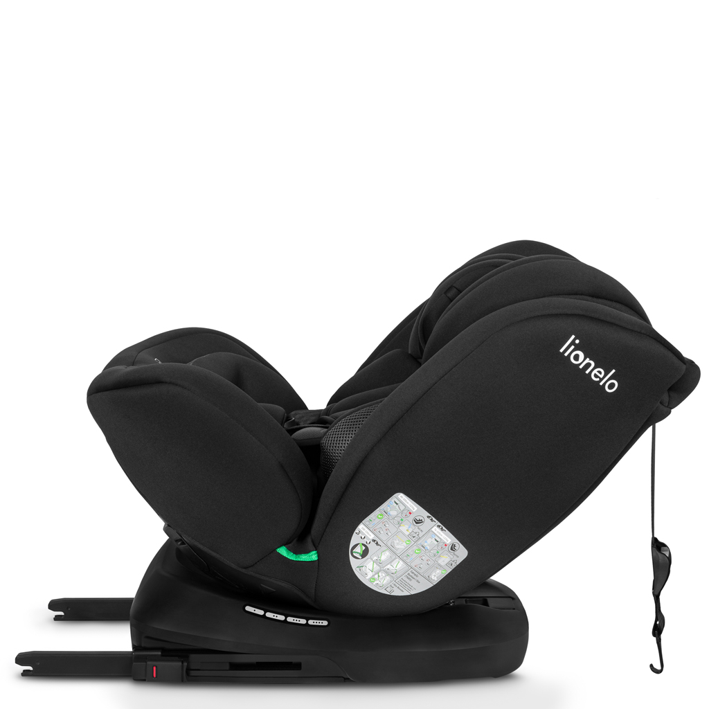 LIONELO Autosedačka Bastiaan i-Size (40-150 cm) Black Carbon