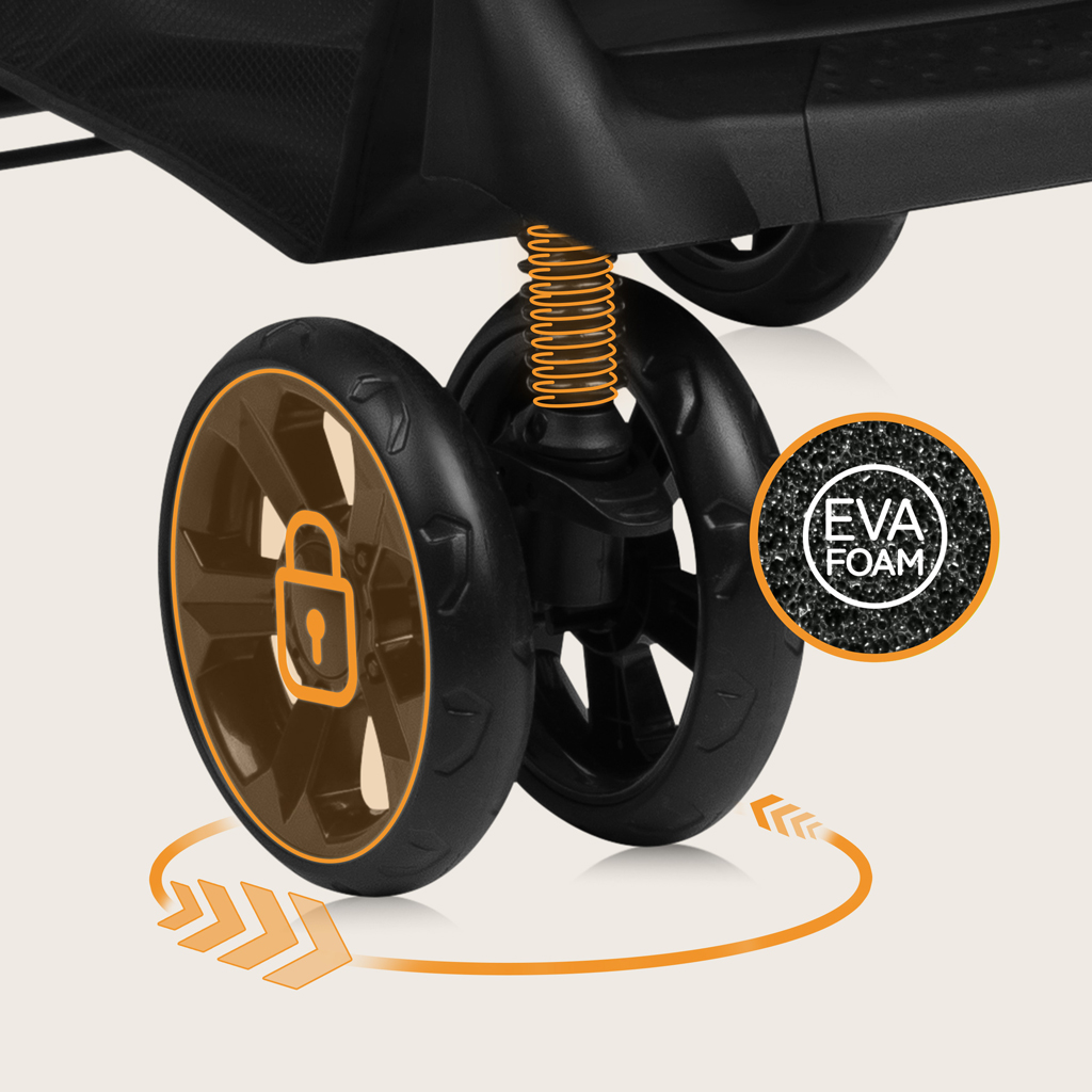 LIONELO Kočík športový Emma Plus Beige Latte