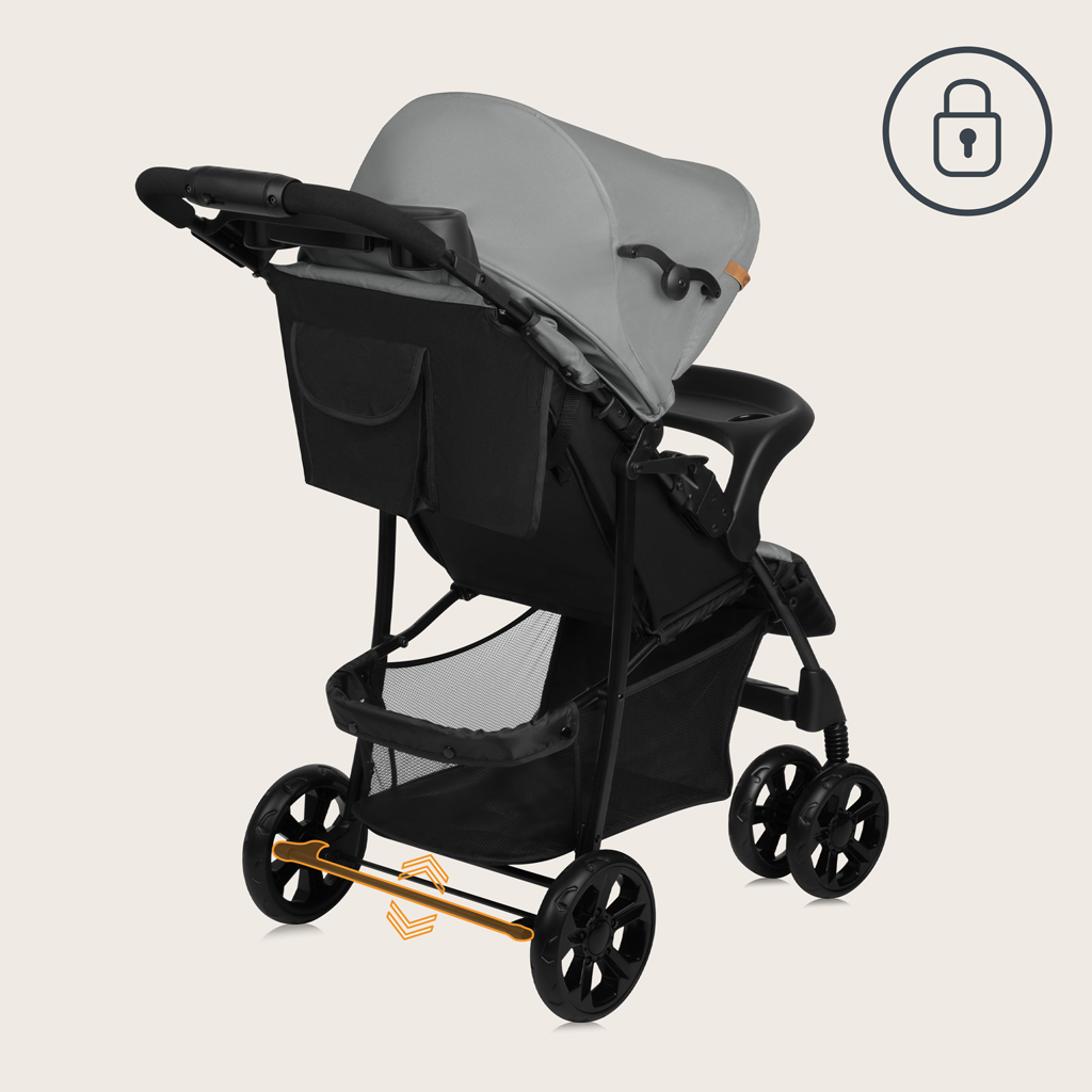 LIONELO Kočík športový Emma Plus Grey Dove