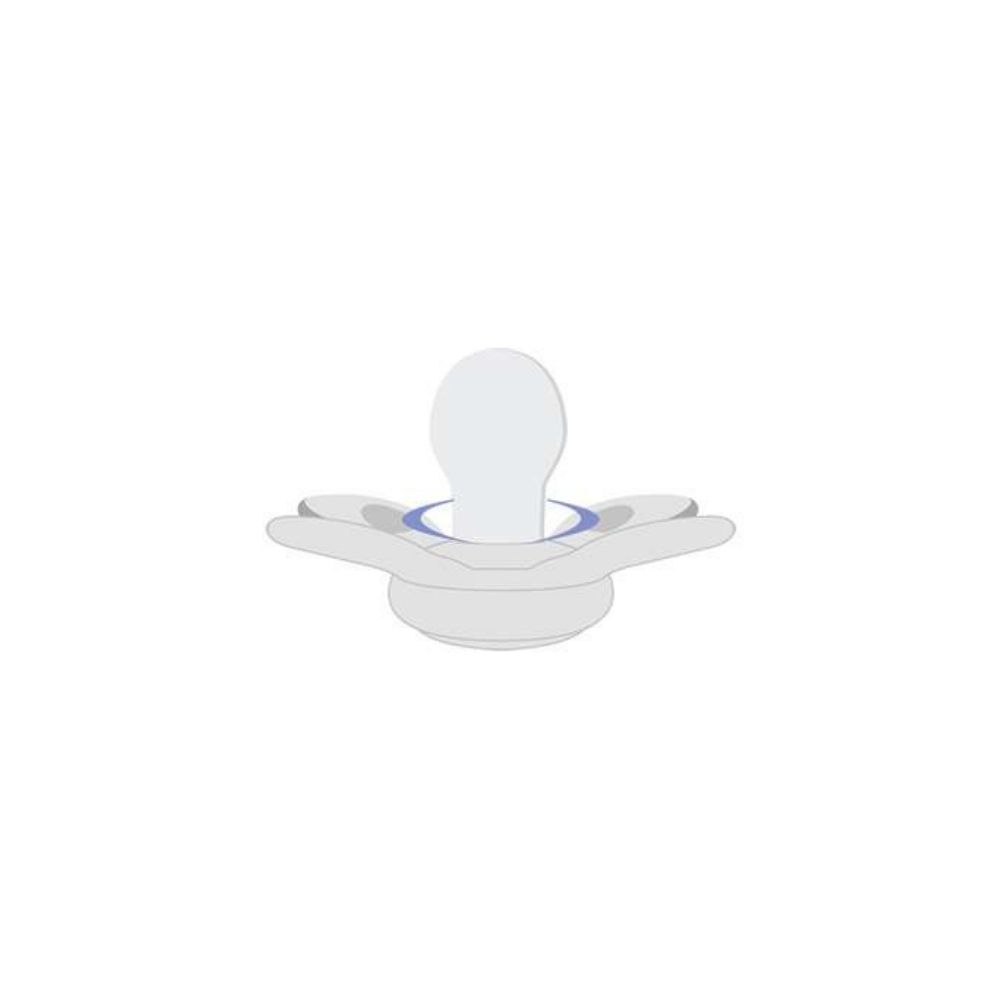 CHICCO Cumlík Physio Comfort silikónový 6-16m dievča - mačka 1 ks