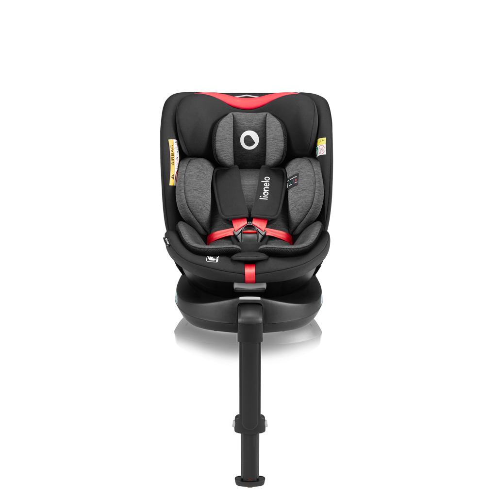 LIONELO Autosedačka Navy i-Size (40-150 cm) Black Red