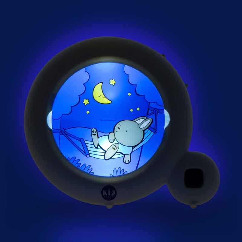 PABOBO Kid'Sleep podsvietený tréningový budík Classic White