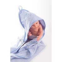 Detská osuška Vaganza 110 x 110 cm modrá - ovečka