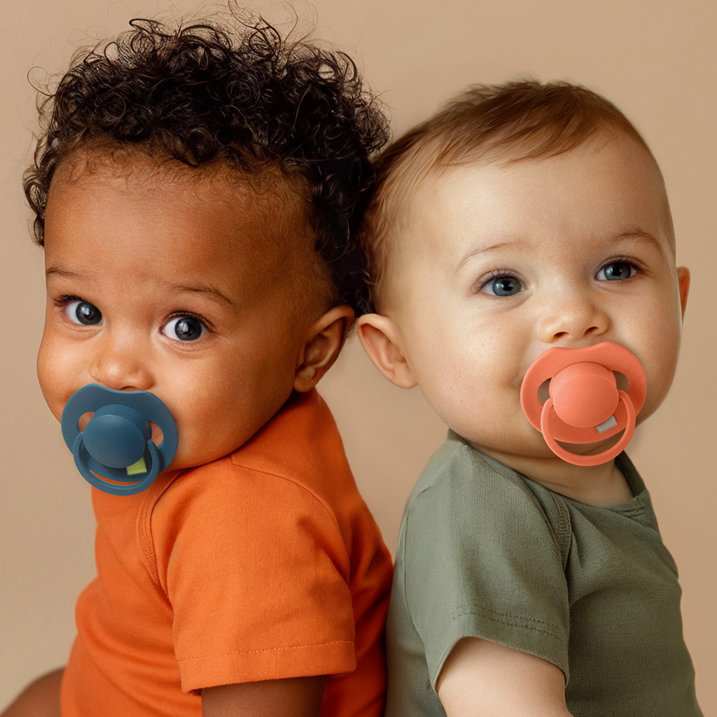 LOVI Cumlík silikónový dynamický Prime 6-18m 2ks Granola/Orange