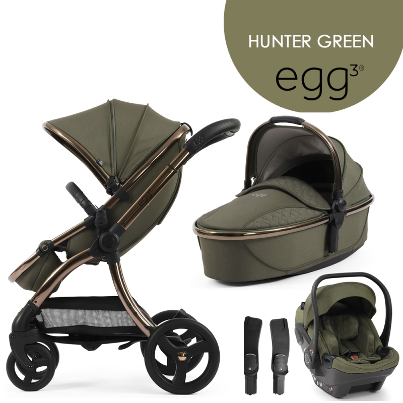 BabyStyle Egg3 set 4 v 1 Hunter Green