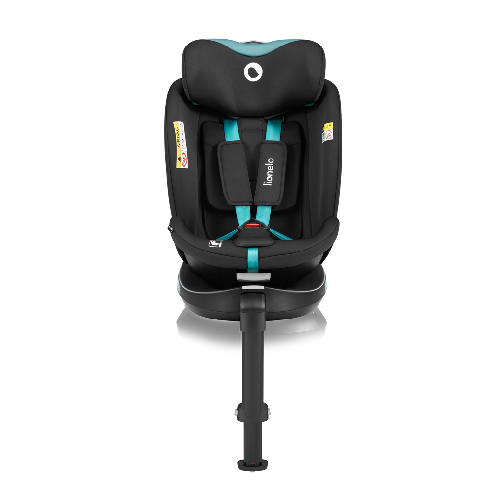 LIONELO Autosedačka Navy i-Size (40-150 cm) Black Turquoise