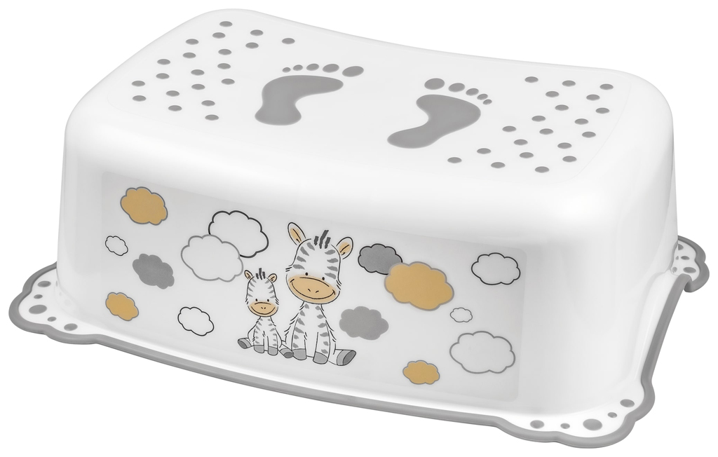 MALTEX Stupienok protišmykový Zebra - White/Grey