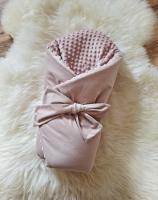 Handmade set do postieľky Staroružová