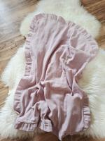 Handmade set do postieľky Staroružová