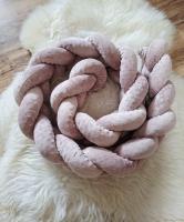 Handmade set do postieľky Staroružová