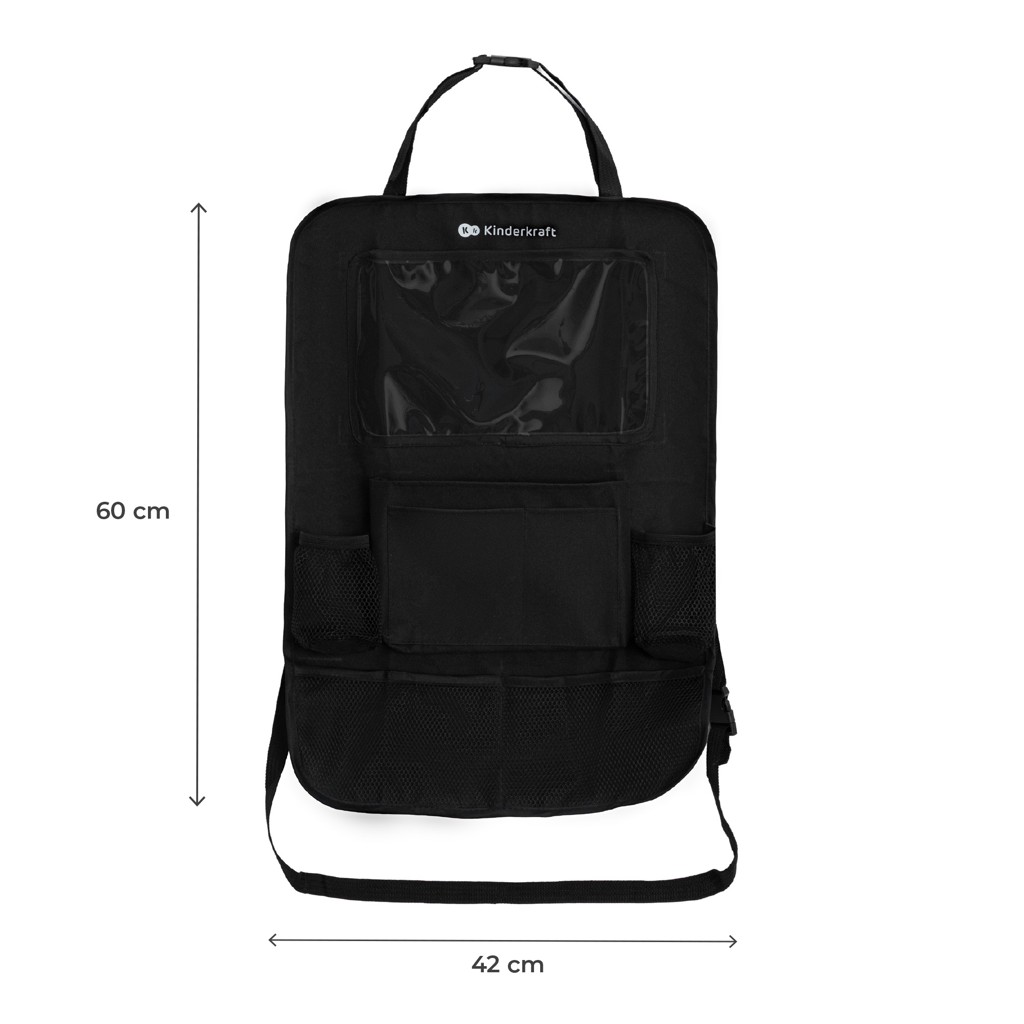 KINDERKRAFT Organizér do auta Black