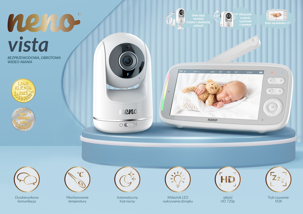 NENO Videopestúnka detská digitálna Vista