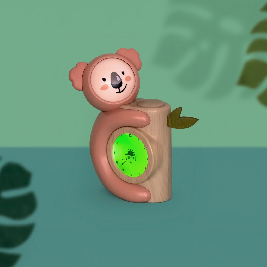 PABOBO Budík detský so svetielkom Koala