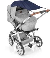 REER Slnečná clona na kočík tmavomodrá