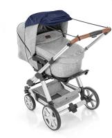 REER Slnečná clona na kočík tmavomodrá