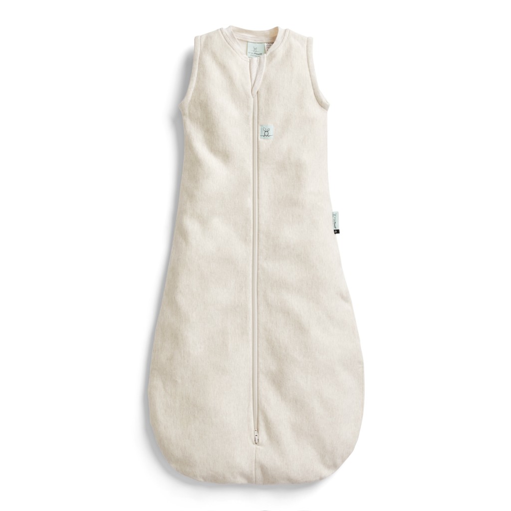 ERGOPOUCH Vak na spanie organická bavlna Jersey Oatmeal Marle 3-12 m, 6-10 kg, 1 tog