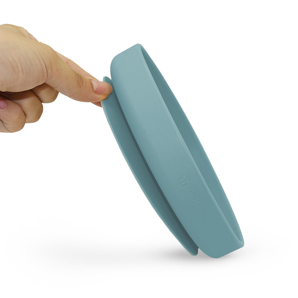 PETITE&amp;MARS Tanier silikónový s prísavkou Take&amp;Match Frosted Sky 6m+