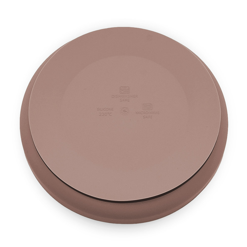 PETITE&amp;MARS Tanier silikónový s prísavkou Take&amp;Match Velvet Latte 6m+