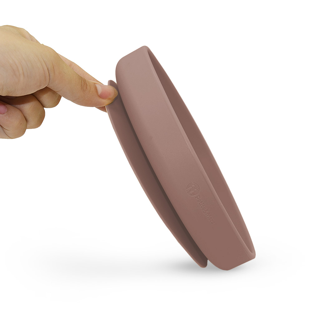 PETITE&amp;MARS Tanier silikónový s prísavkou Take&amp;Match Velvet Latte 6m+