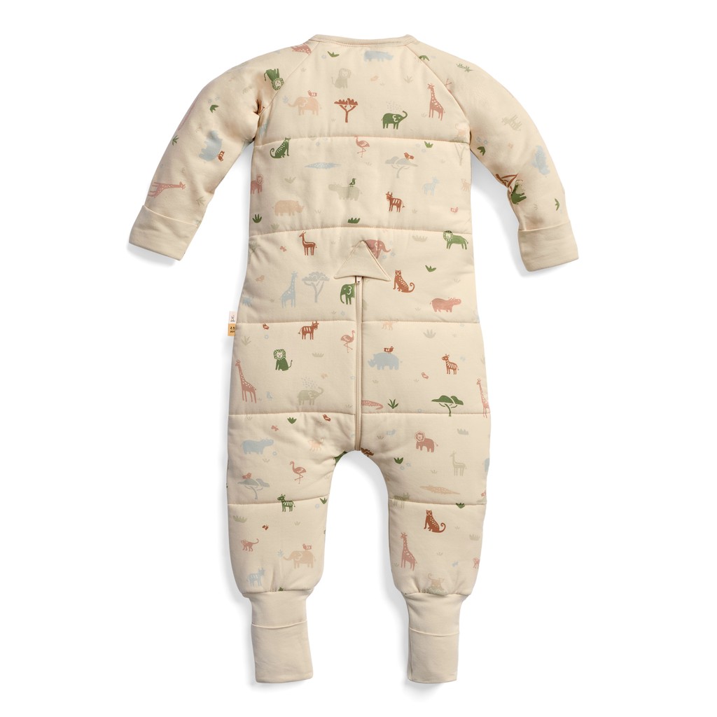 ERGOPOUCH Overal na spanie organická bavlna Onesie Savannah 6-12 m, 2,5 tog