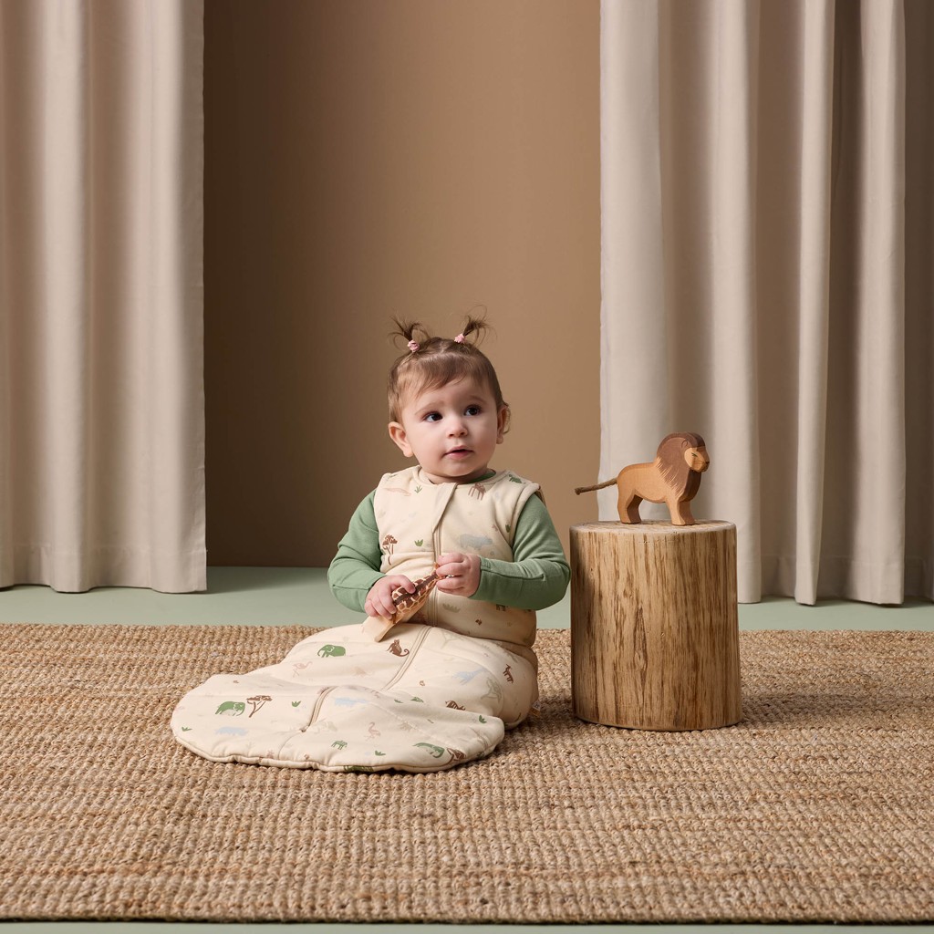 ERGOPOUCH Vak na spanie organická bavlna Jersey Savannah 3-12 m, 6-10 kg, 2,5 tog