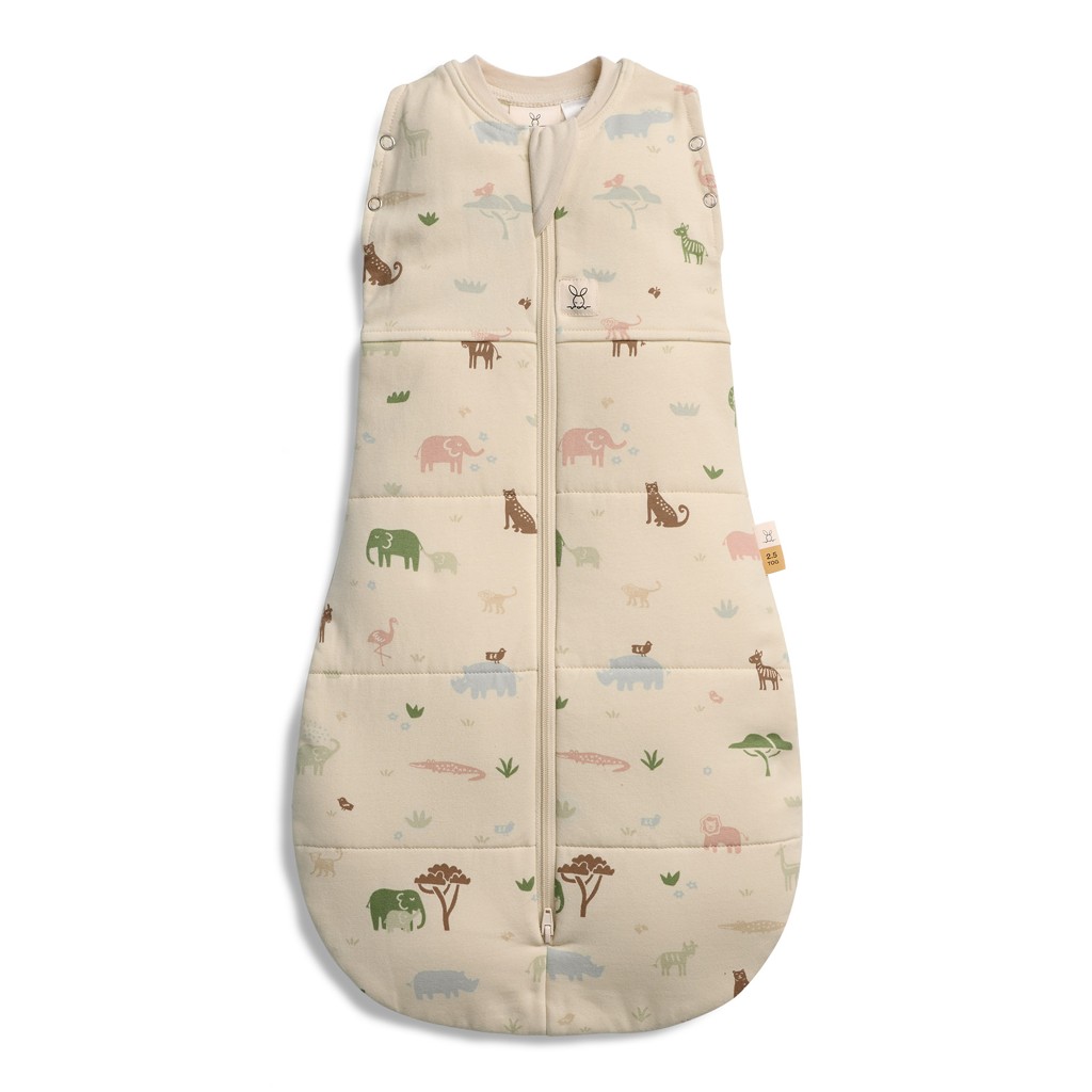 ERGOPOUCH Zavinovačka a vak na spanie 2v1 Cocoon Savannah 3-6 m, 6-8 kg, 2,5 tog