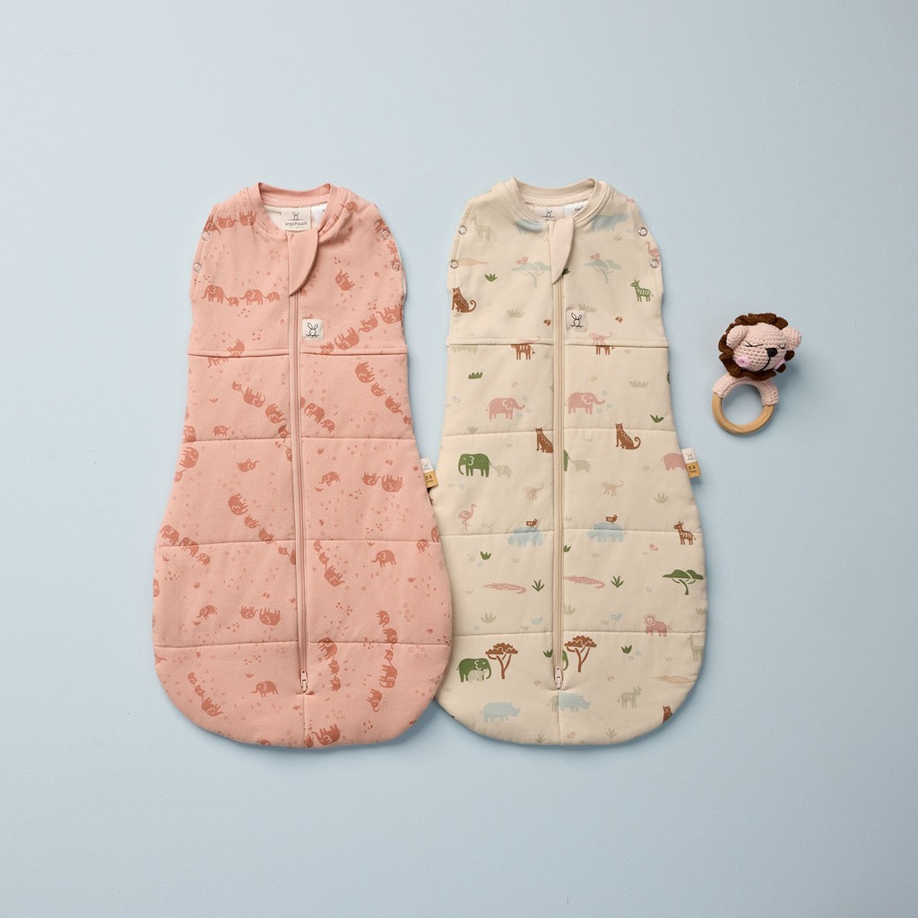 ERGOPOUCH Zavinovačka a vak na spanie 2v1 Cocoon Savannah 3-6 m, 6-8 kg, 2,5 tog