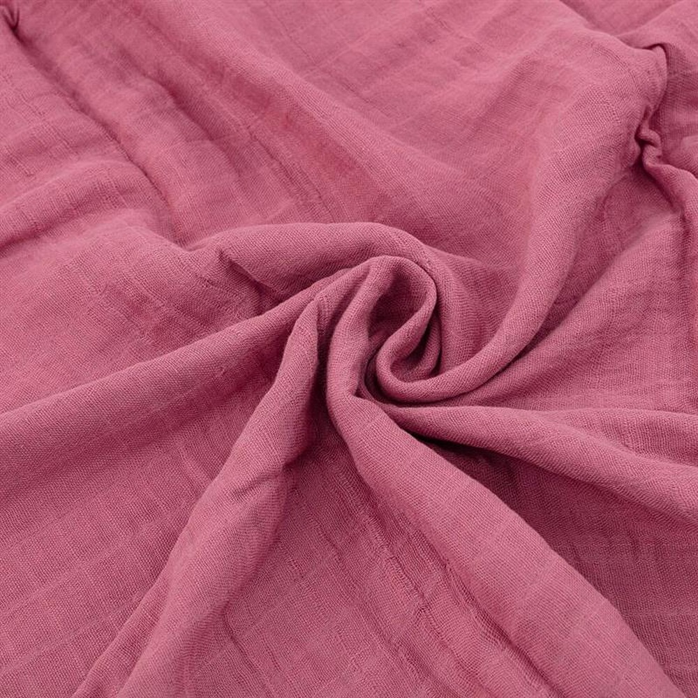 PETITE&amp;MARS Prikrývka bambusová mušelínová 2ks Misty Pink Meadow 120 x 120 cm