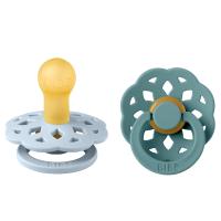 BIBS jatszocumi Boheme natur kaucsuk 0 6 ho pasztellkek ocean 2 db 1