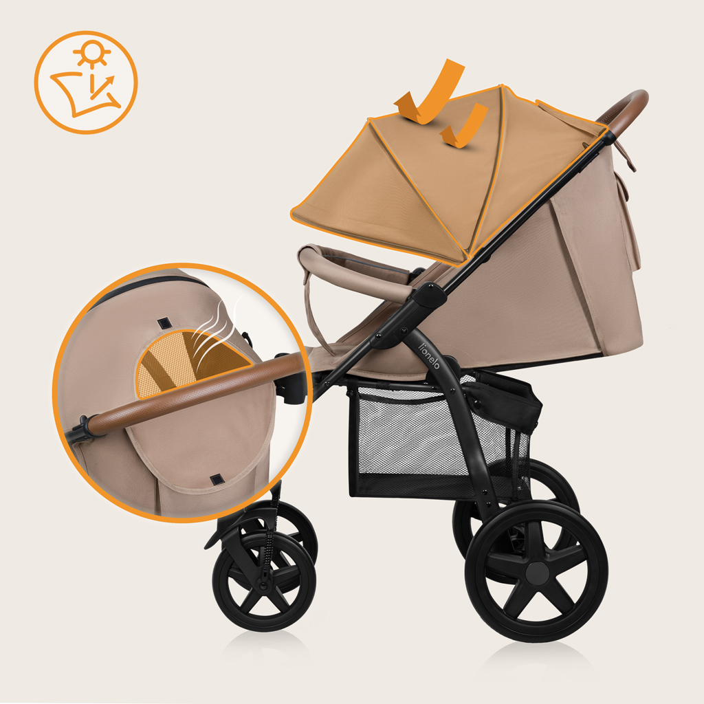 LIONELO Kočík športový Annet Plus Beige Sand