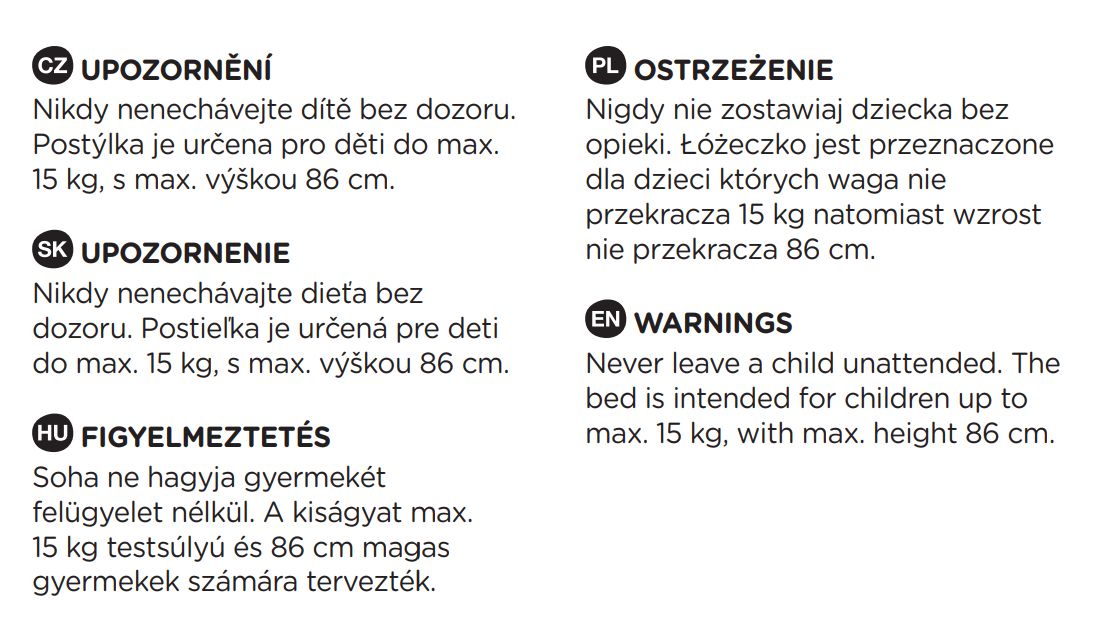 PETITE&amp;MARS Postieľka cestovná Koot - Lion Grey